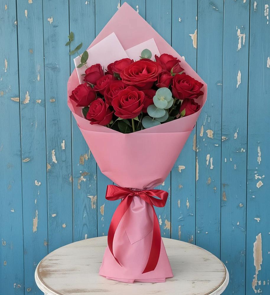 Букет цветов из: Розы в Нефтегорске Краснодарского края