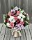 Букет цветов из: Альстромерии, Гвоздики, Розы и Хризантемы в Нефтегорске Краснодарского края