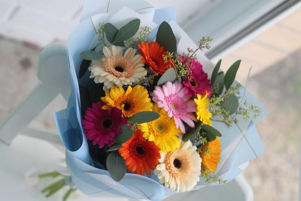 Букет цветов из: Герберы в Нефтегорске Краснодарского края