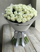 Букет 35 Белых роз #REPLACE_PRED# Нефтегорске Краснодарского края