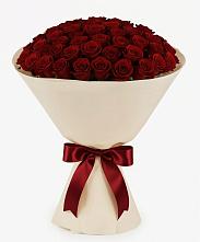 Букет 101 Бордовая роза Блэк Бакарра в Нефтегорске Краснодарского края