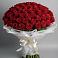 Букет 101 Красная роза Блэк Мэджик в Нефтегорске Краснодарского края