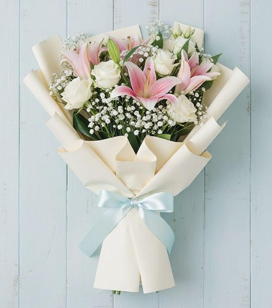 Букет цветов из: Лилии в Нефтегорске Краснодарского края