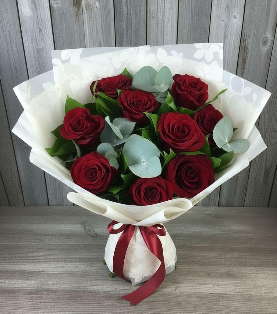 Букет цветов из: Розы в Нефтегорске Краснодарского края