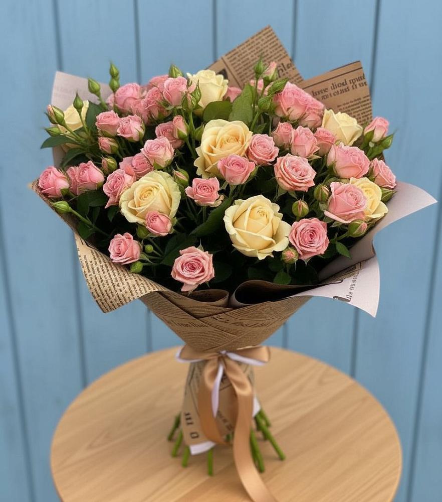 Букет цветов из: Розы в Нефтегорске Краснодарского края