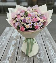 Букет цветов из:  Розы и Хризантемы #REPLACE_PRED# Нефтегорске Краснодарского края
