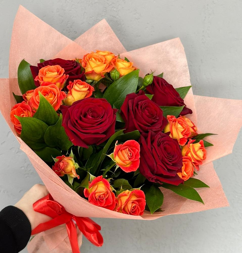 Букет Любовь и восторг в Нефтегорске Краснодарского края