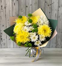 Букет цветов из:  Хризантемы в Нефтегорске Краснодарского края