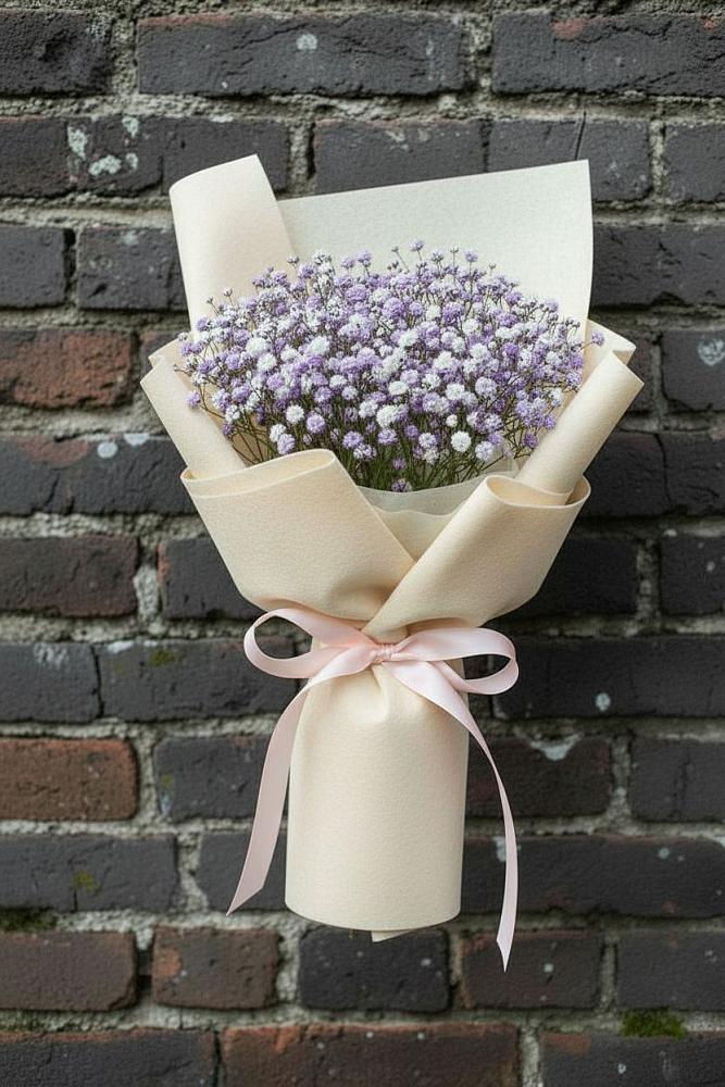 Букет цветов из: Гипсофила в Нефтегорске Краснодарского края