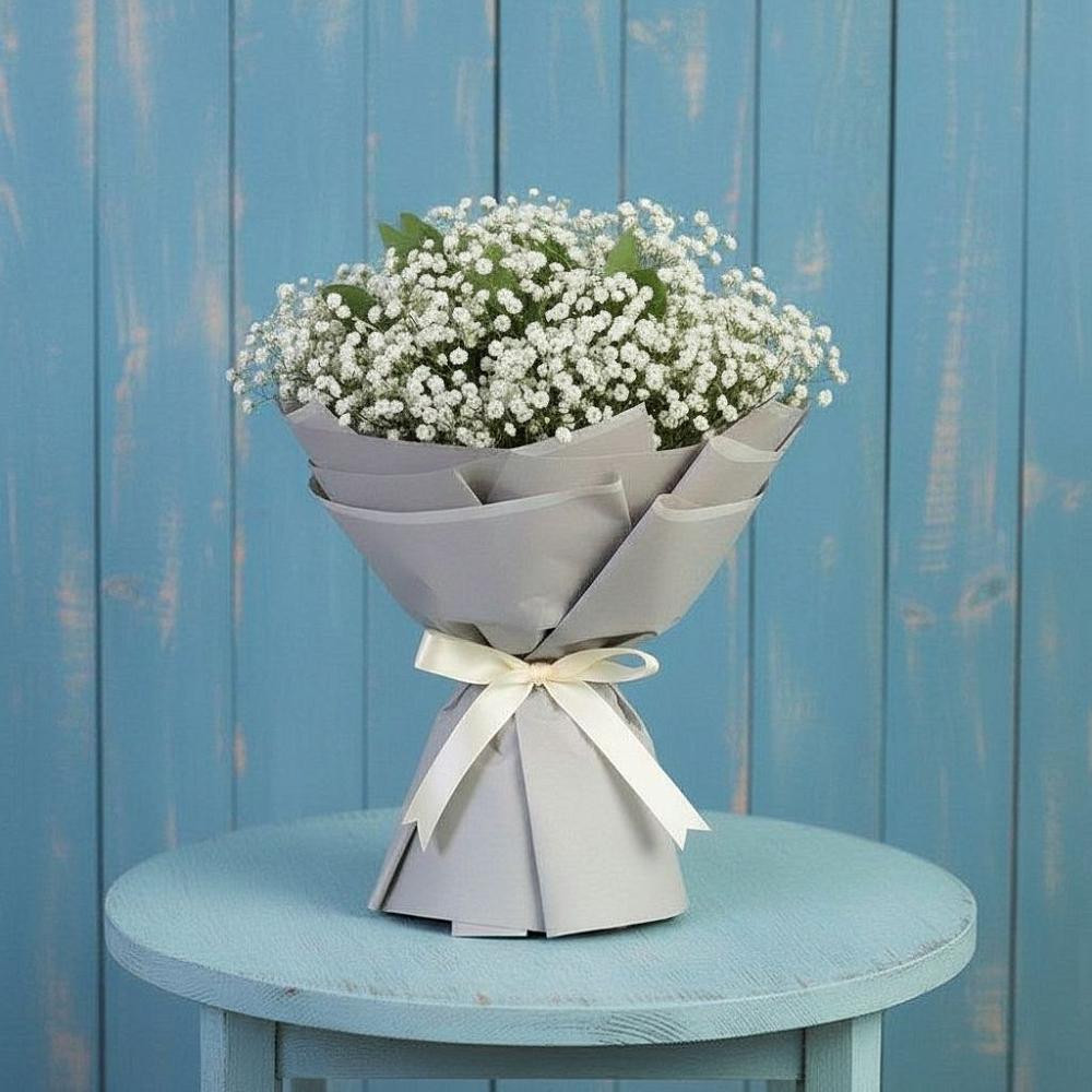 Букет цветов из: Гипсофила в Нефтегорске Краснодарского края