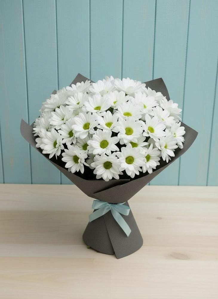 Букет цветов из: Хризантемы в Нефтегорске Краснодарского края