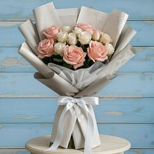 Букет цветов из:  Розы #REPLACE_PRED# Нефтегорске Краснодарского края