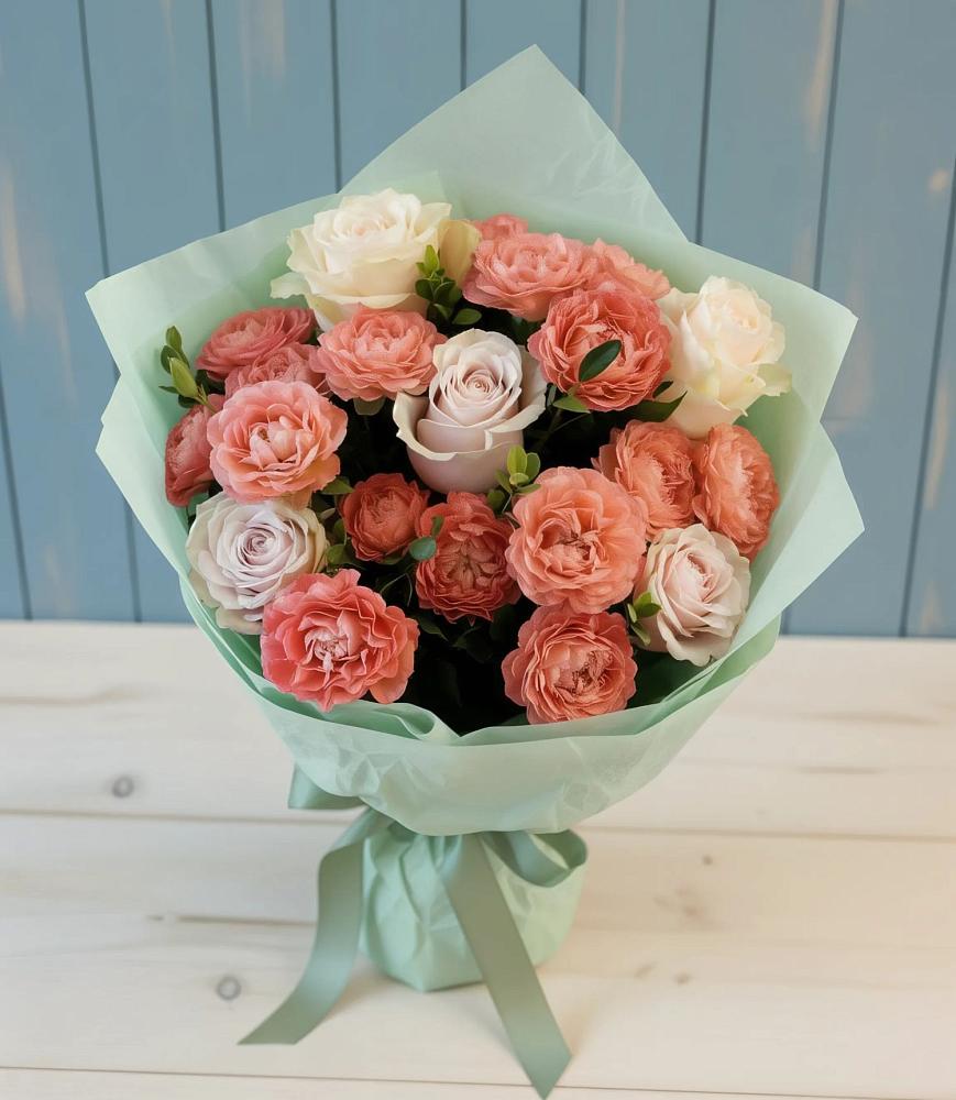 Букет цветов из: Розы в Нефтегорске Краснодарского края