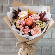Букет цветов из:  Гвоздики, Хризантемы и Розы #REPLACE_PRED# Нефтегорске Краснодарского края
