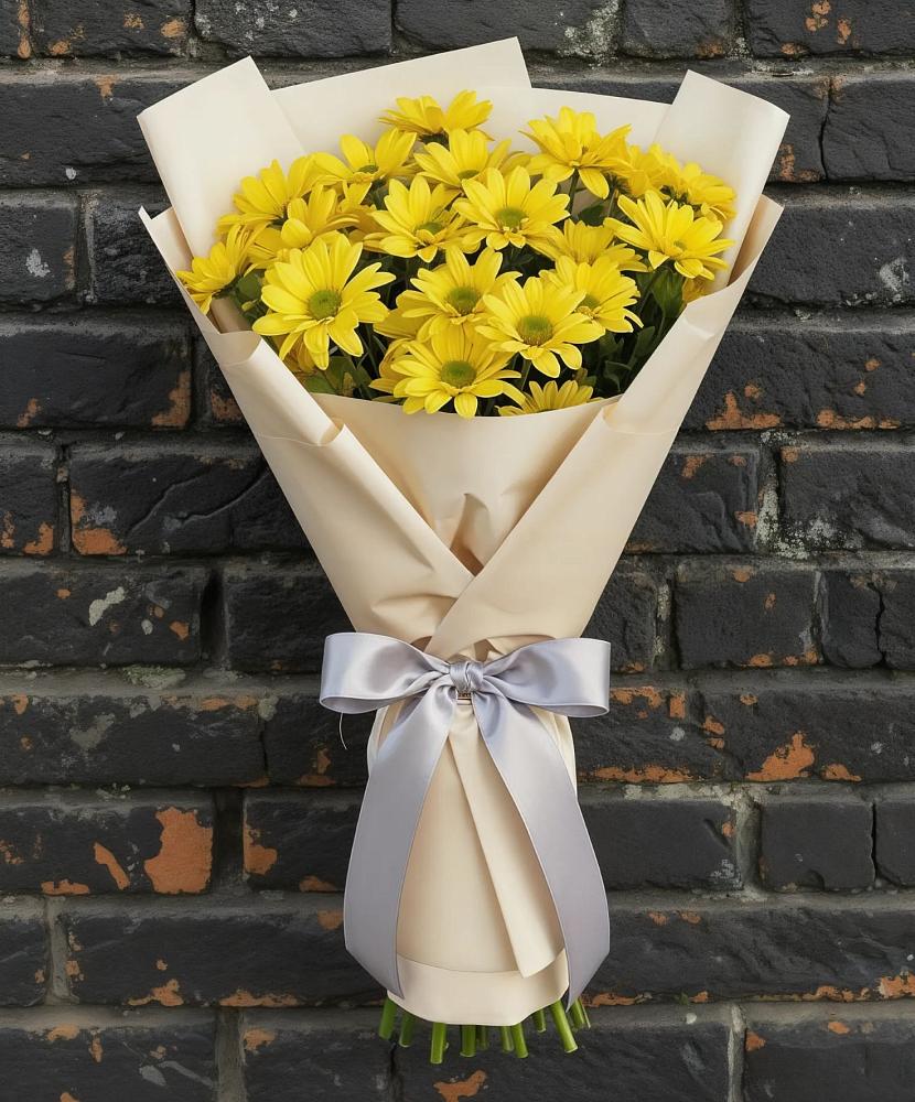 Букет цветов из: Хризантемы в Нефтегорске Краснодарского края
