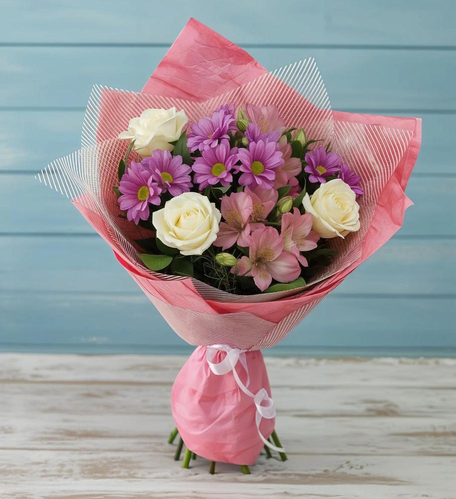 Букет цветов из: Герберы в Нефтегорске Краснодарского края