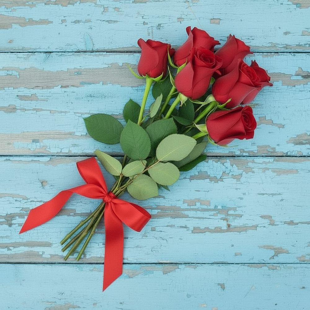 Букет Красные розы в Нефтегорске Краснодарского края
