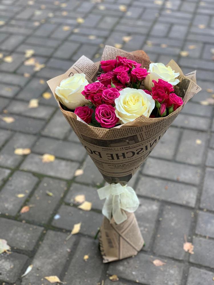 Букет цветов из: Розы в Нефтегорске Краснодарского края