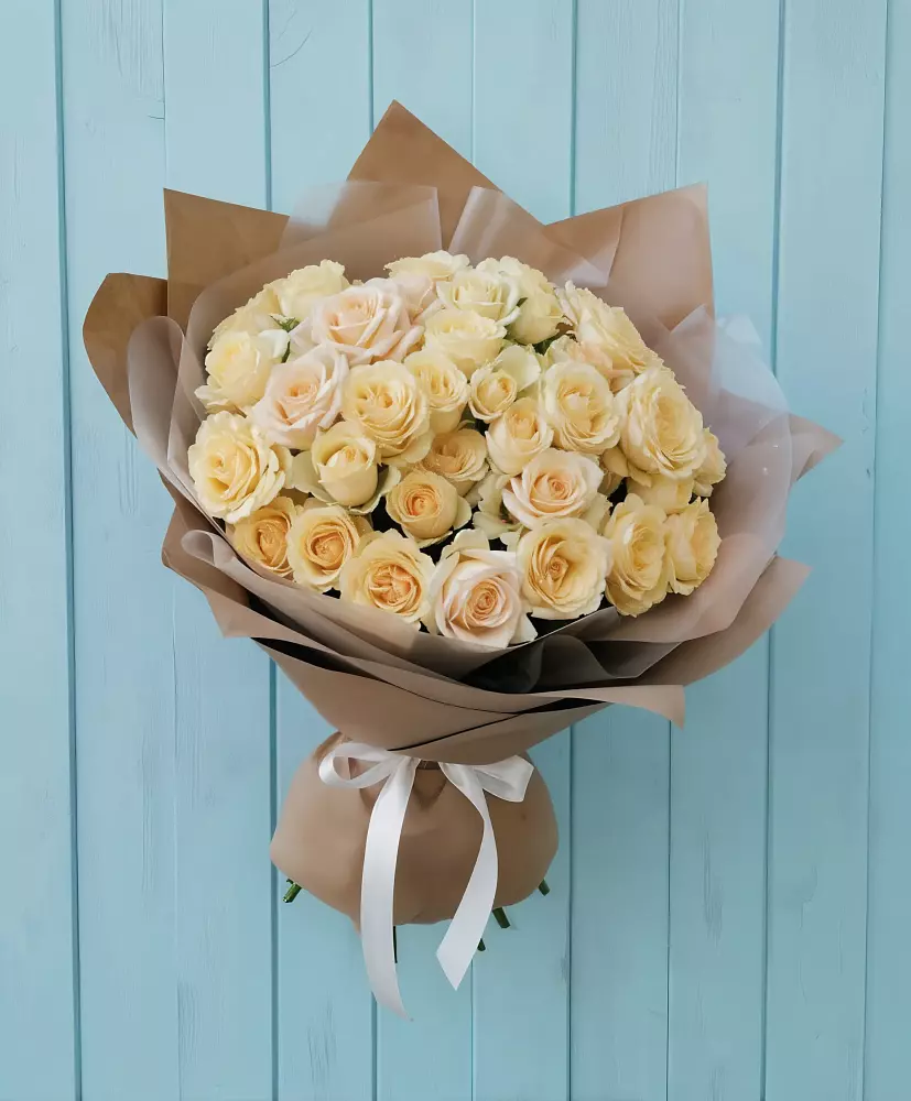 Букет Кремовое облако в Нефтегорске Краснодарского края