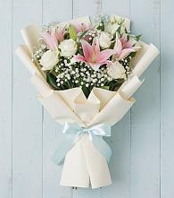 Букет цветов из:  Лилии #REPLACE_PRED# Нефтегорске Краснодарского края