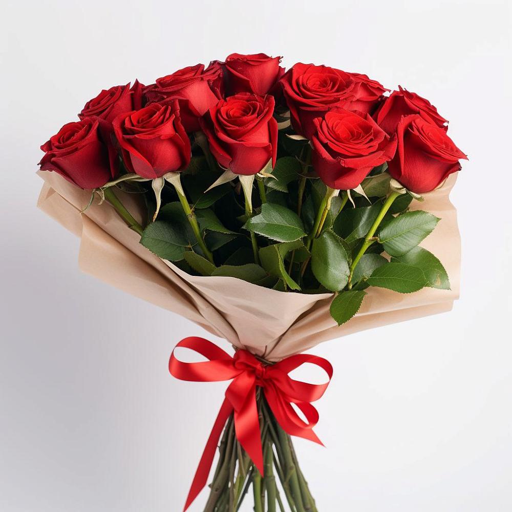 Букет 11 Красных роз Эдлесс Лав в Нефтегорске Краснодарского края
